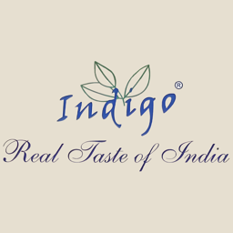 Indigo indisches Restaurant logo.